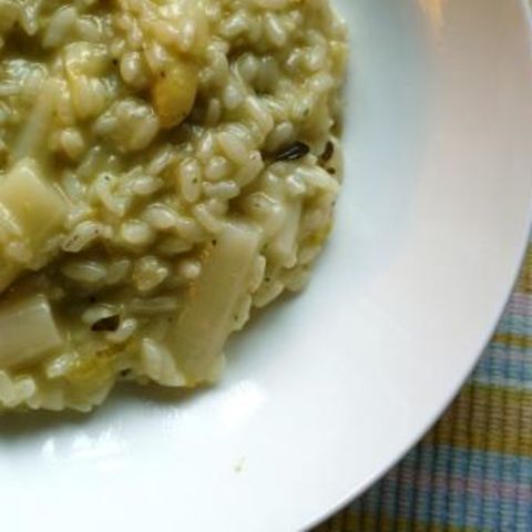 Spargelrisotto mit Bärlauch (Schnellkochtopf)