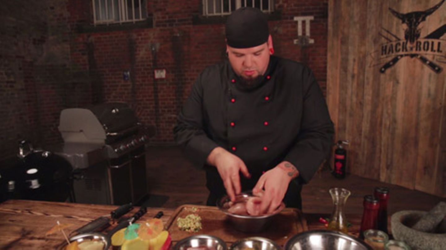 Rezept für Gefüllte Hähnchenbrust karibischer Art von Marc Balduan Rezept