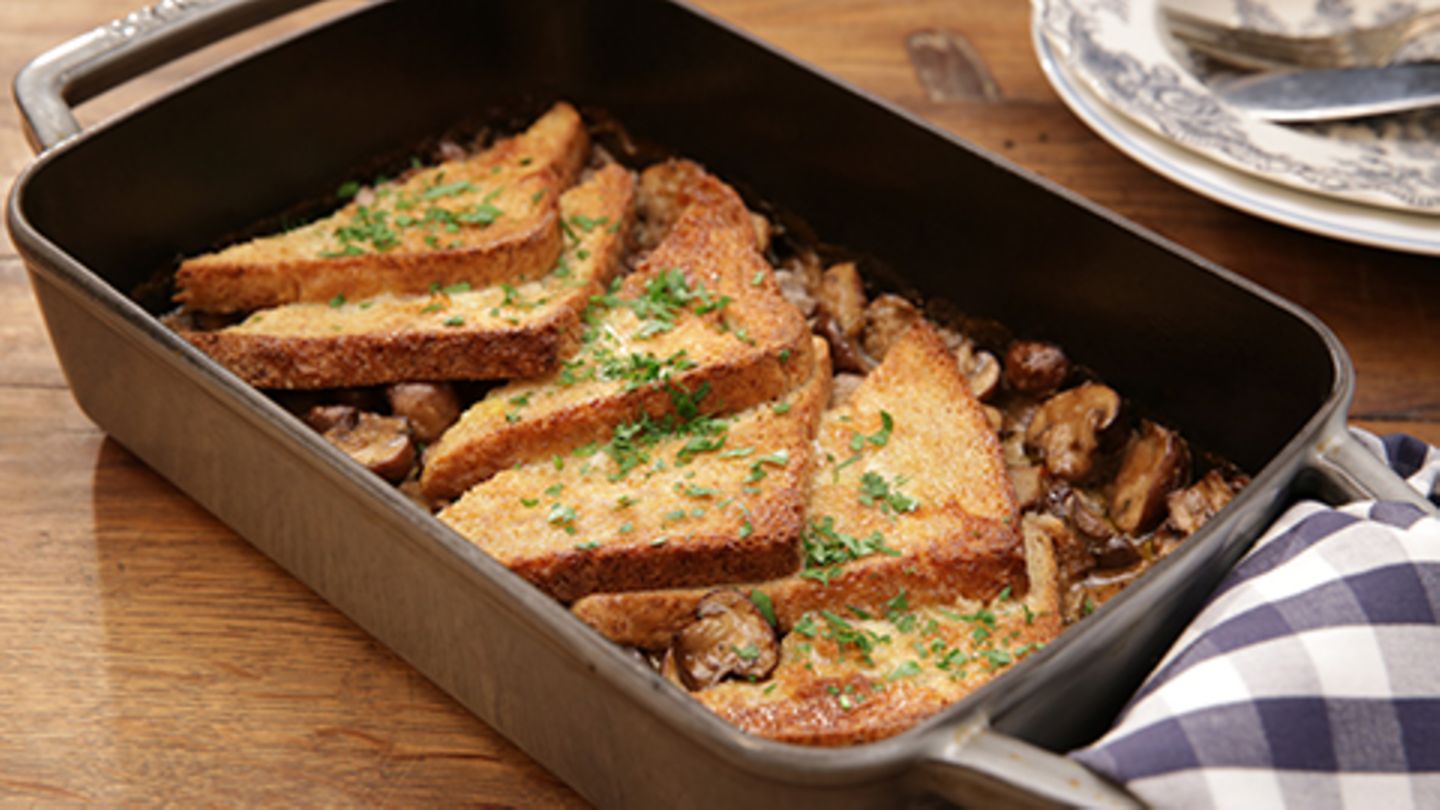 Pilzauflauf Rezept