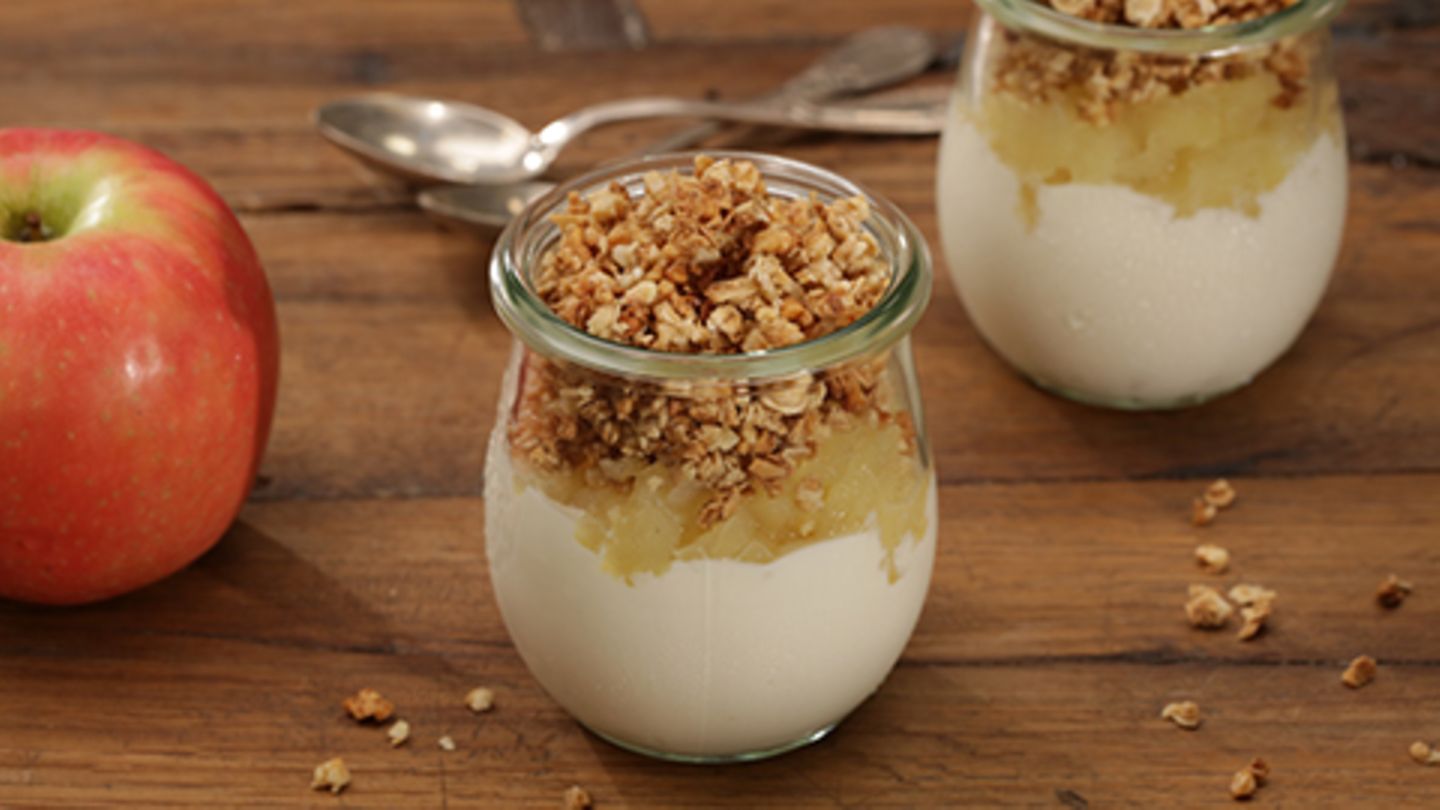 Apfelmus-Müsli Rezept