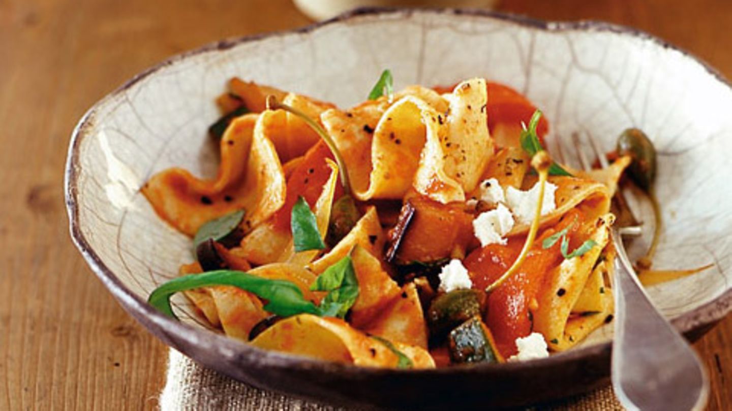 Maltagliati mit Ratatouille Rezept