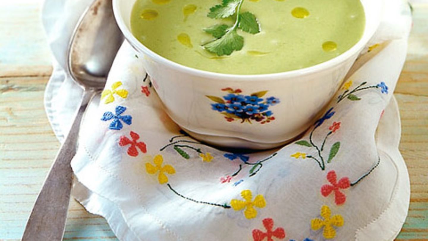 Erbsen-Vichyssoise Rezept