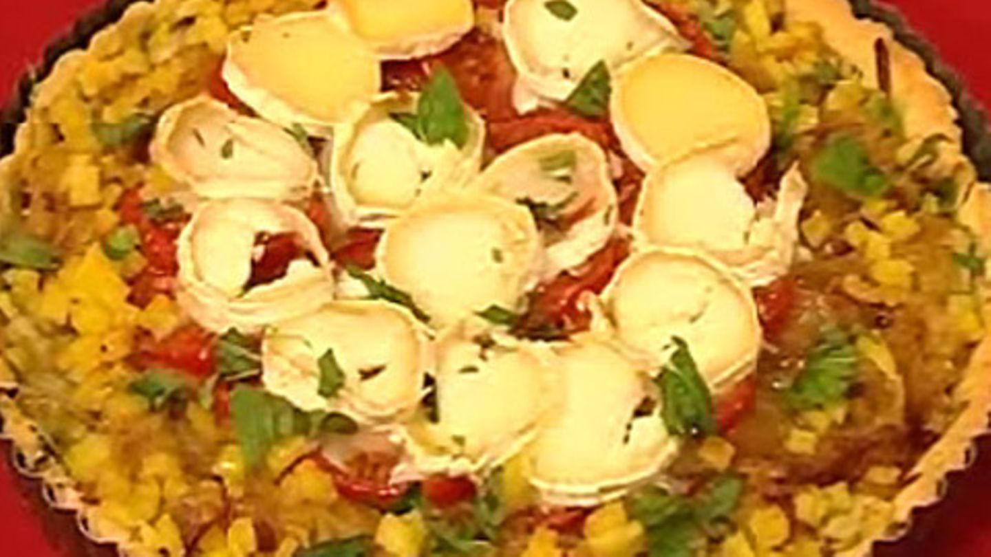 Gemüsetarte mit Auberginen und Ziegenkäse Rezept