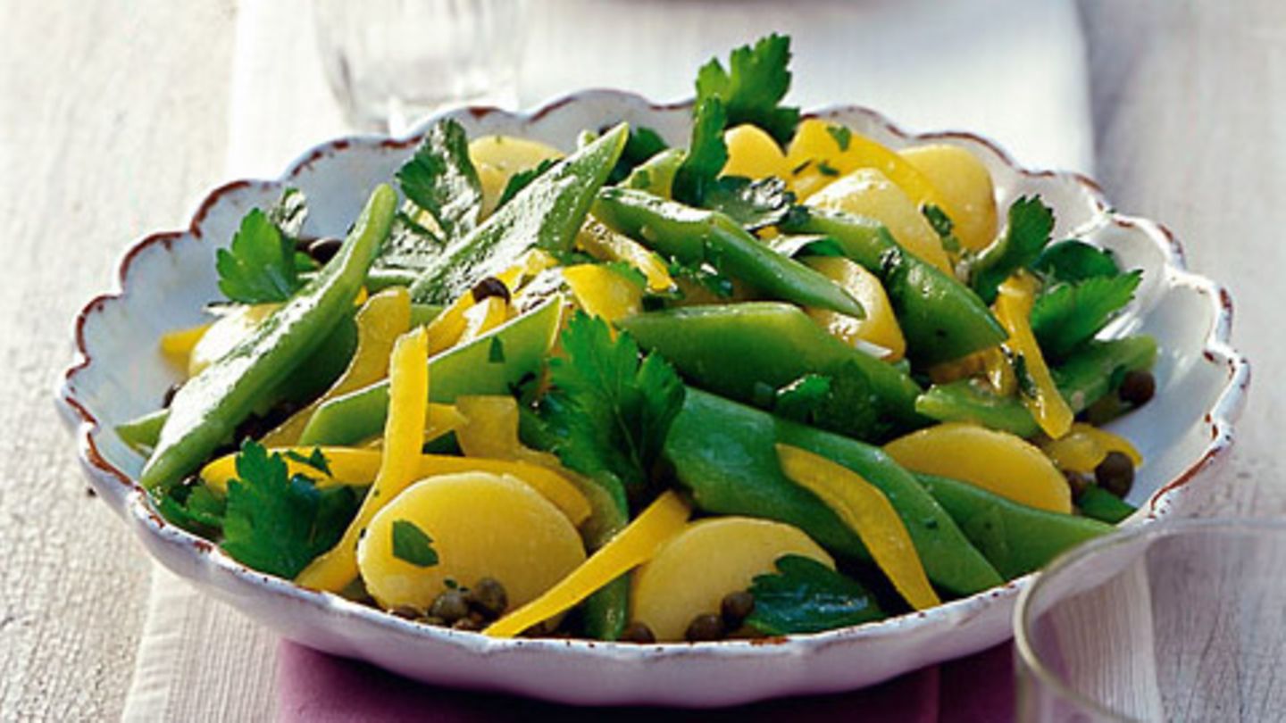 Kartoffel-Bohnen-Salat Rezept