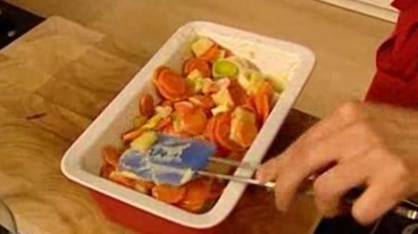 Gemüseauflauf mit Nusskruste Rezept