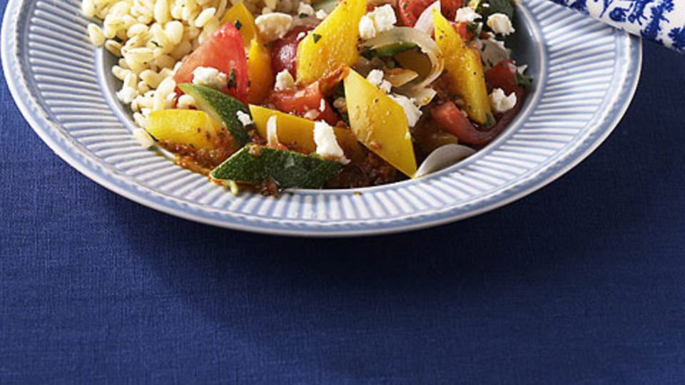 Gedämpfte Ratatouille