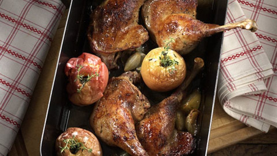 Gänsekeulen Normandie Rezept - [ESSEN UND TRINKEN]