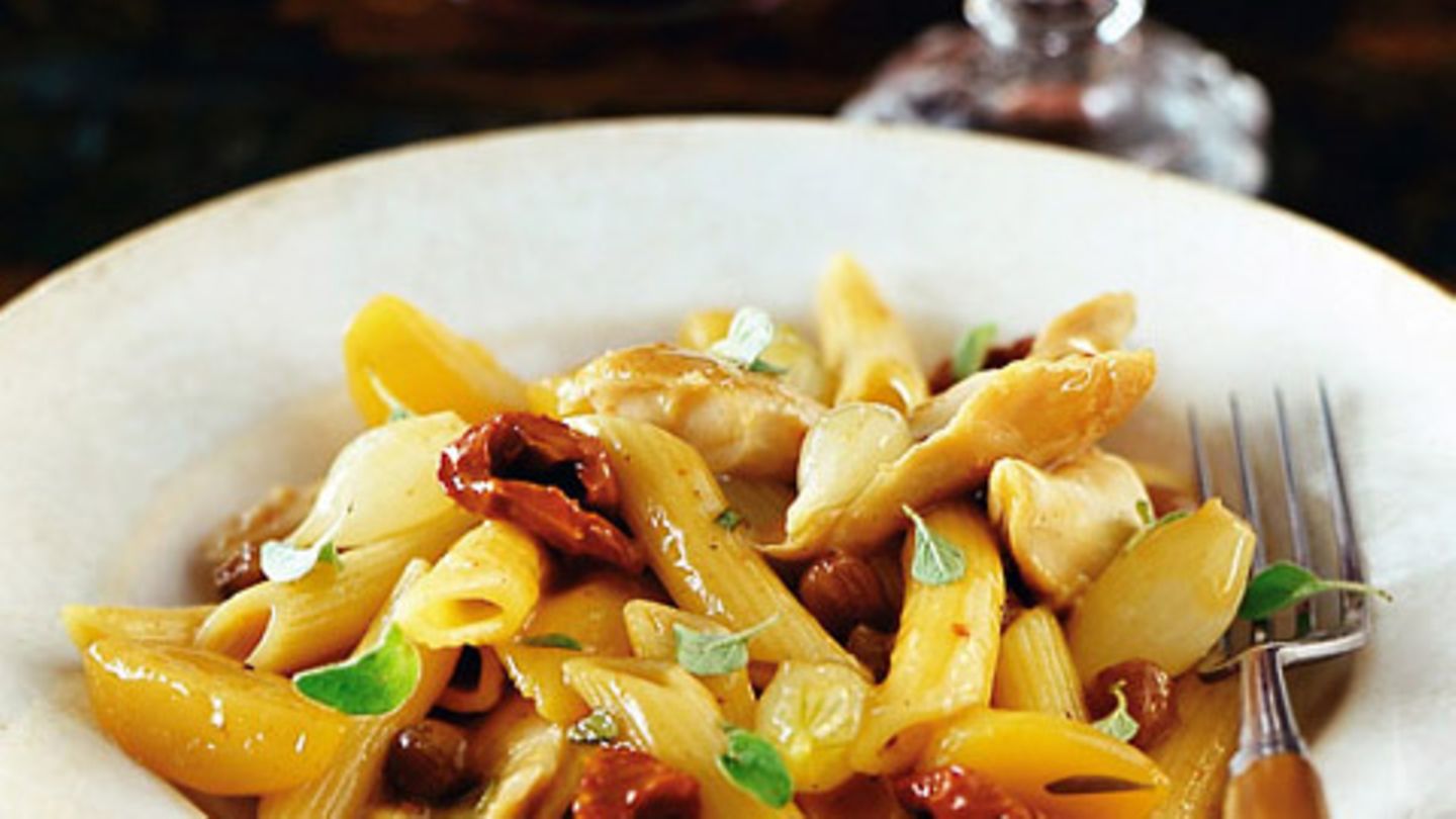 Penne rigate mit Kaninchenragout Rezept