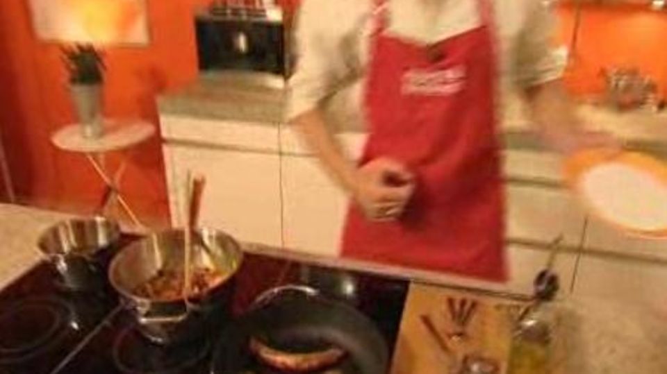 Safran-Risotto mit Salsiccia