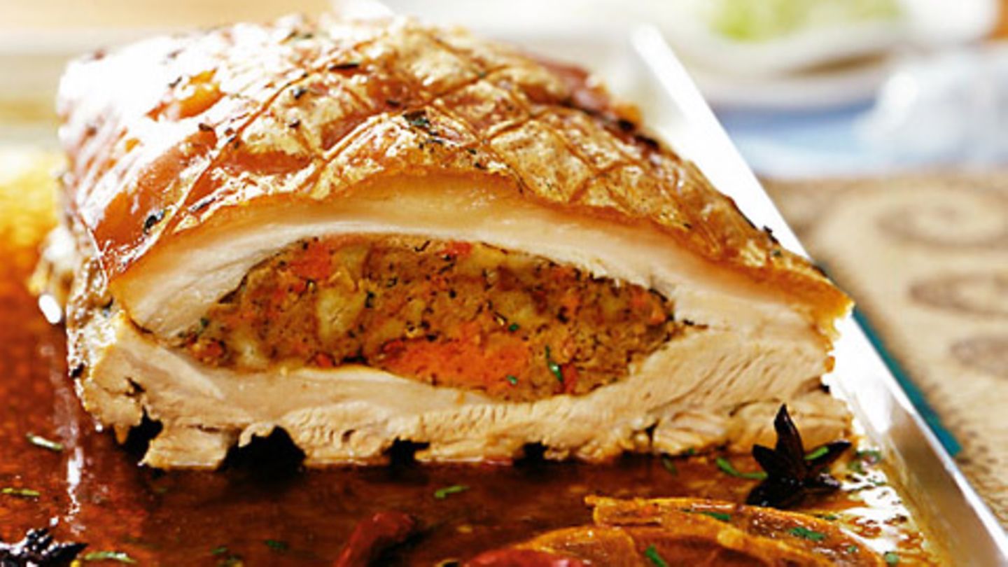 Gefüllter Schweinebauch Rezept