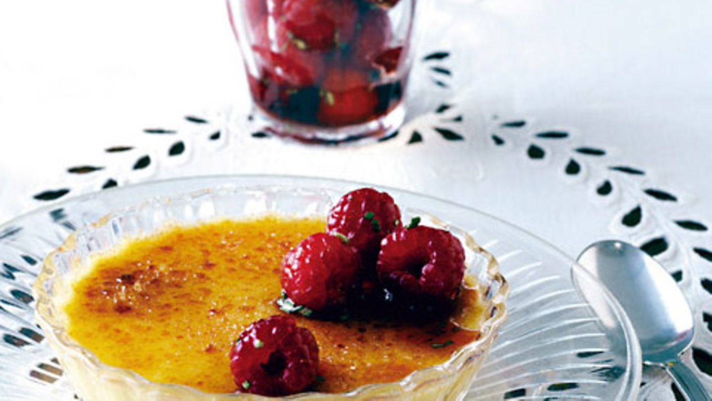 Crème brûlée mit Passionsfrucht Rezept