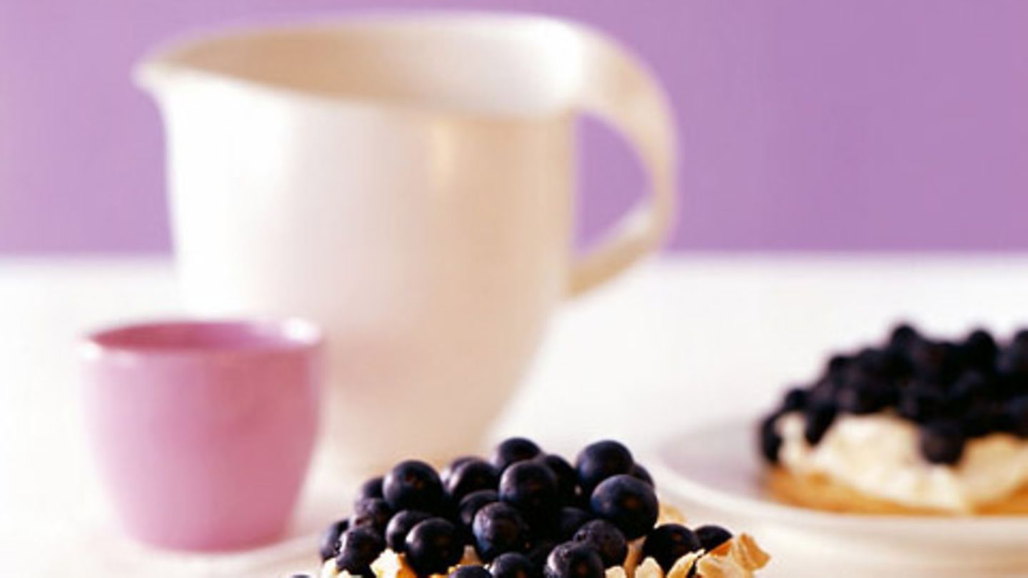 Shortbread mit Blaubeeren Rezept