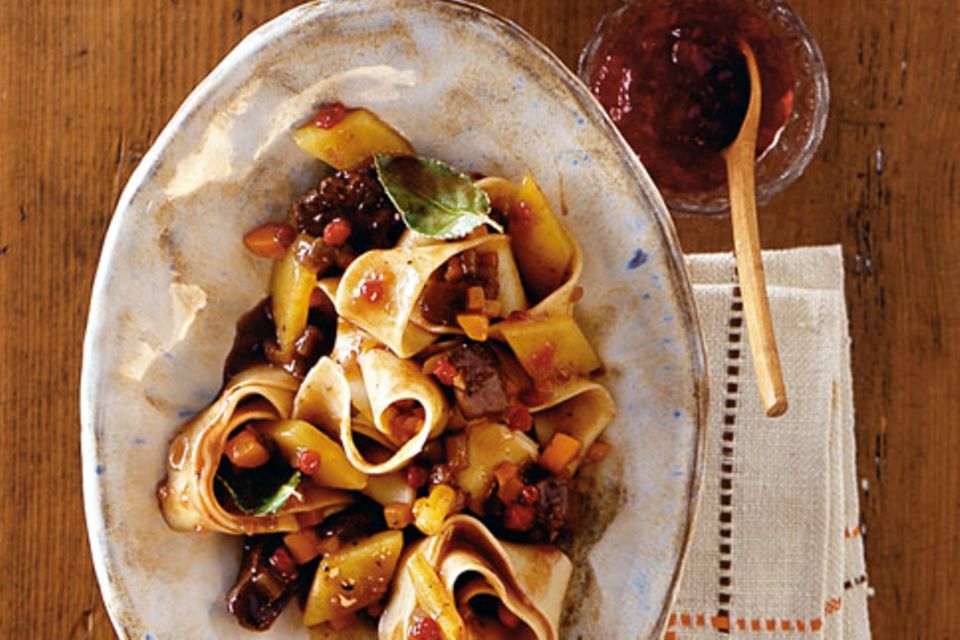 Pappardelle mit Wildragout Pappardelle mit Wildragout