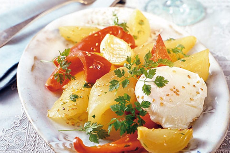 Schmorgurken-Paprika-Gemüse Schmorgurken-Paprika-Gemüse