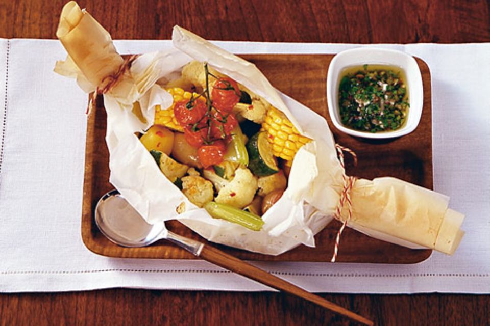 Gemüse mit Kapernvinaigrette Gemüse mit Kapernvinaigrette