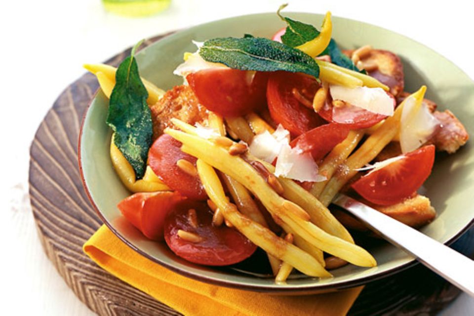 Tomatensalat mit Wachsbohnen Rezept - [ESSEN UND TRINKEN]