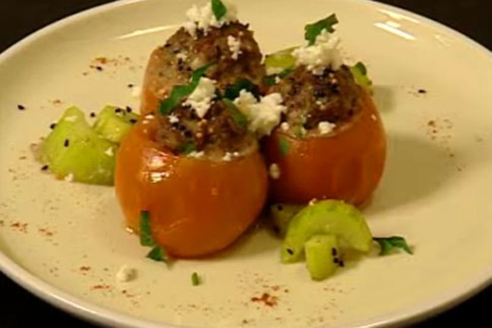 Tomaten mit orientalischer Füllung Tomaten mit orientalischer Füllung
