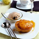 Ananas-Tarte-Tatin mit Balsamico-Eis