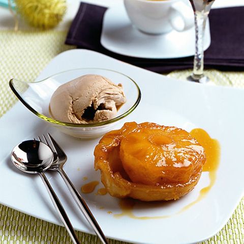 Ananas-Tarte-Tatin mit Balsamico-Eis