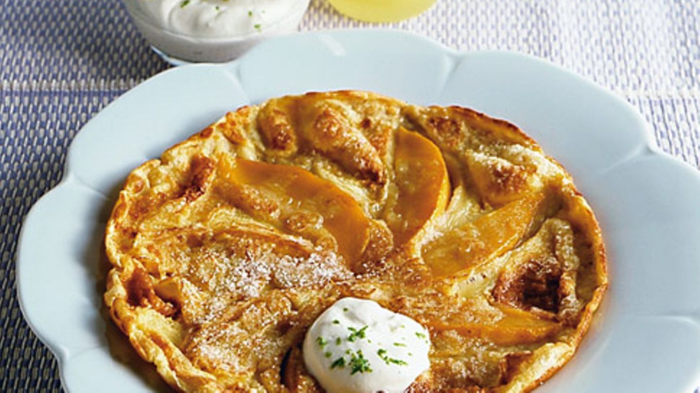 Pfannkuchen mit Mango Rezept