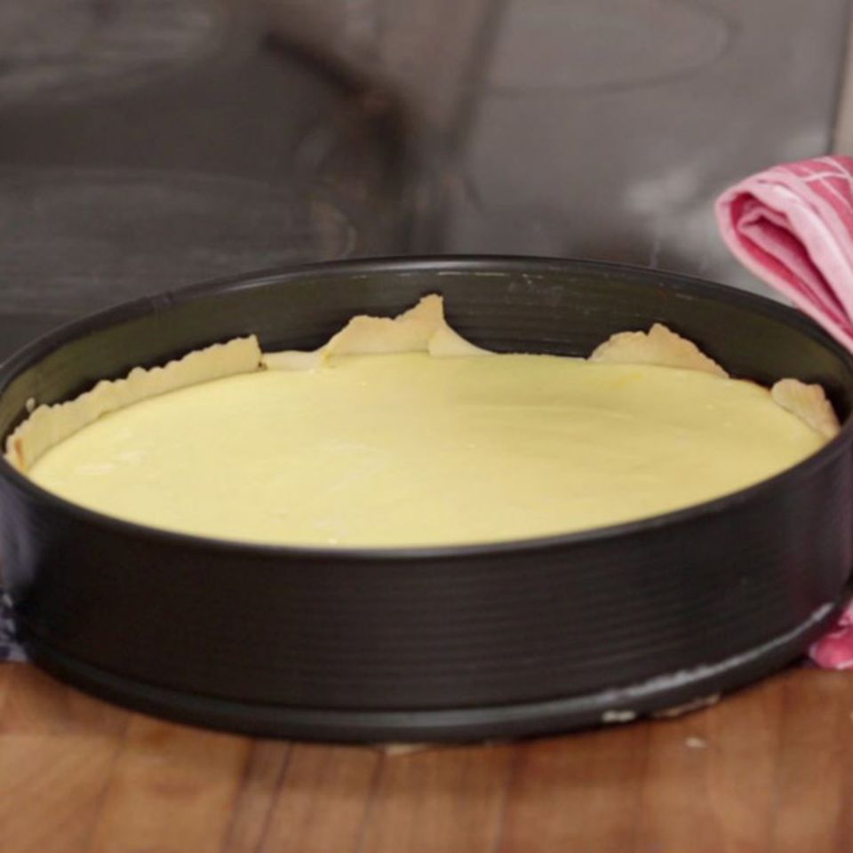 Rezept für Käsekuchen mit Mürbeteigboden von Rike Dittloff