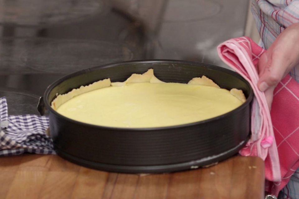 Rezept Fur Kasekuchen Mit Murbeteigboden Von Rike Dittloff Rezept Essen Und Trinken