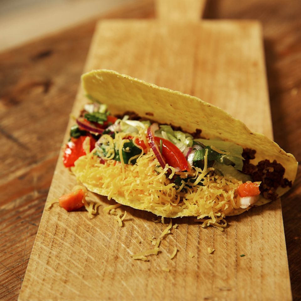 Rezept für Hackfleisch-Tacos