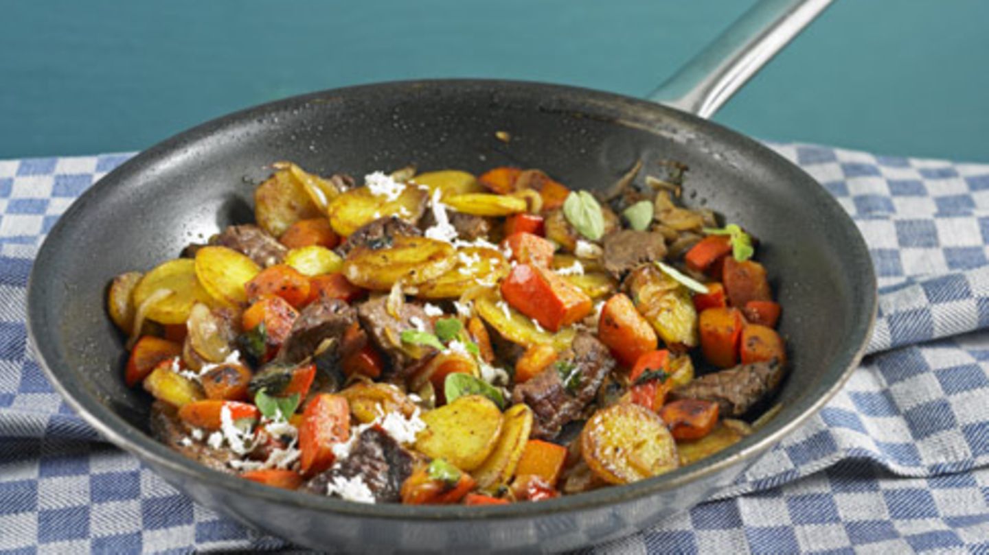Kürbis-Kartoffel-Gröstl Rezept