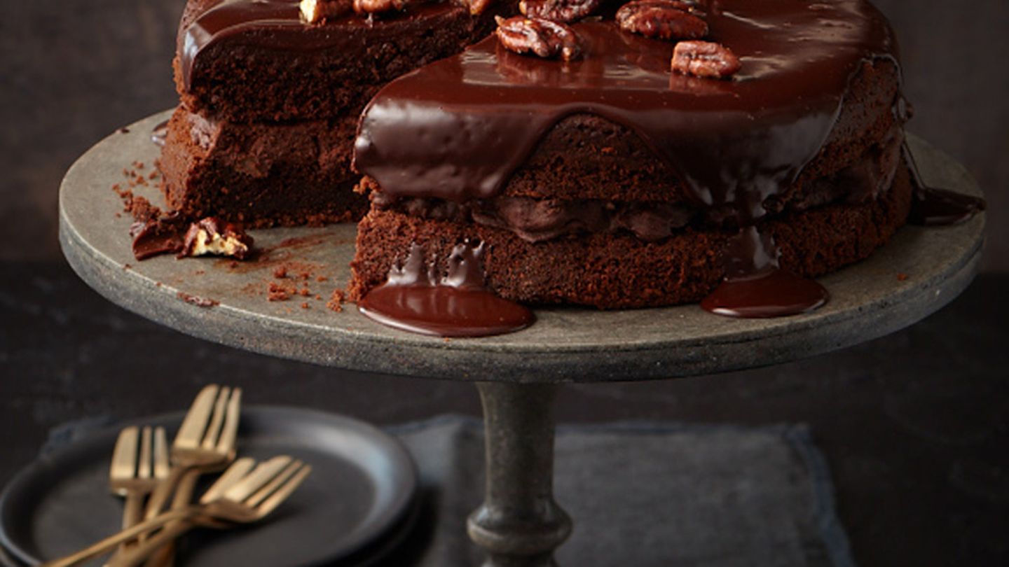 Schoko-Pecannuss-Torte Rezept