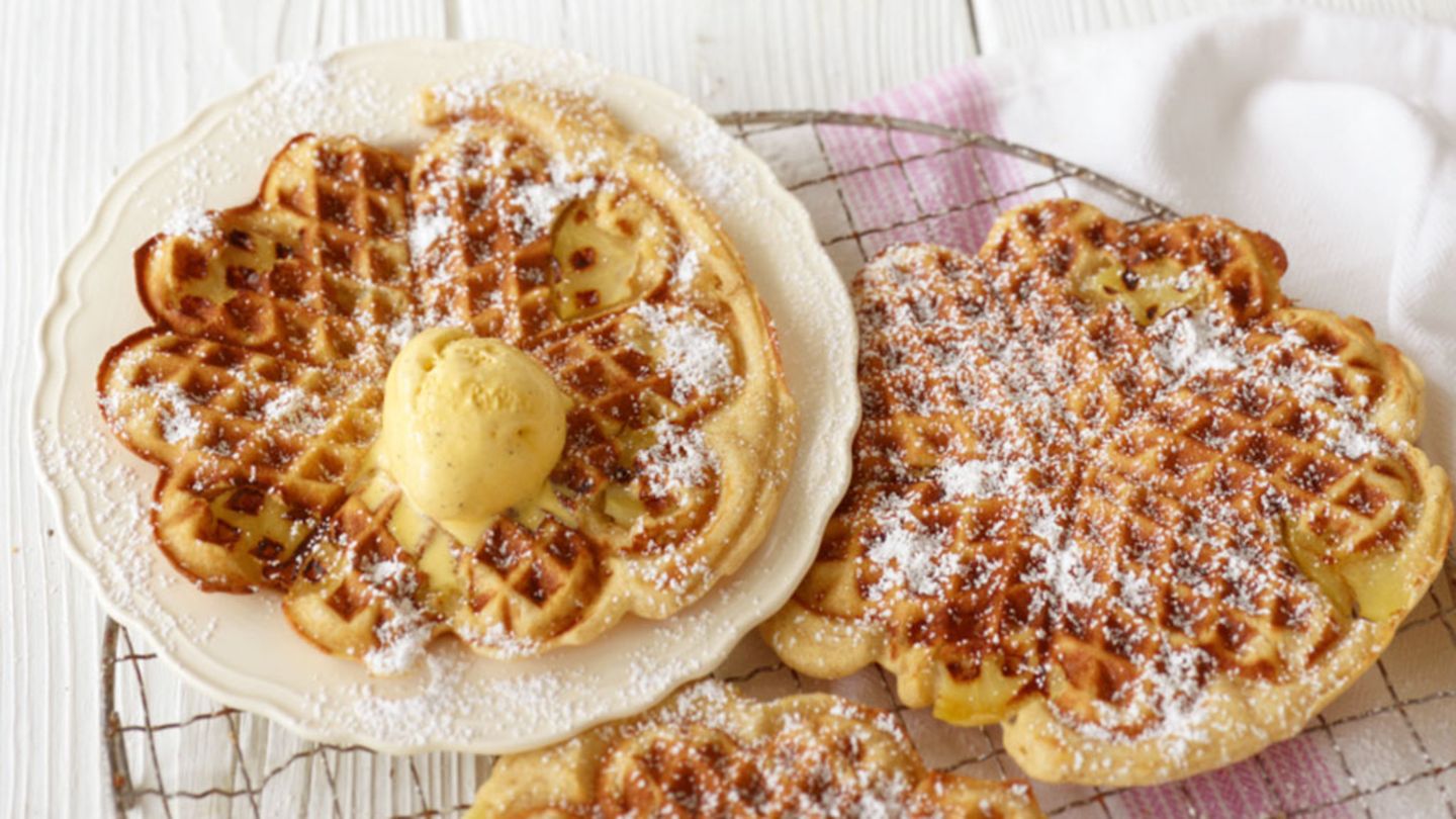 Apfelwaffeln Rezept - [ESSEN UND TRINKEN]