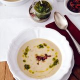 Cremige Maronen-Kartoffel-Suppe