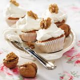 Bananen-Cupcakes mit Walnüssen