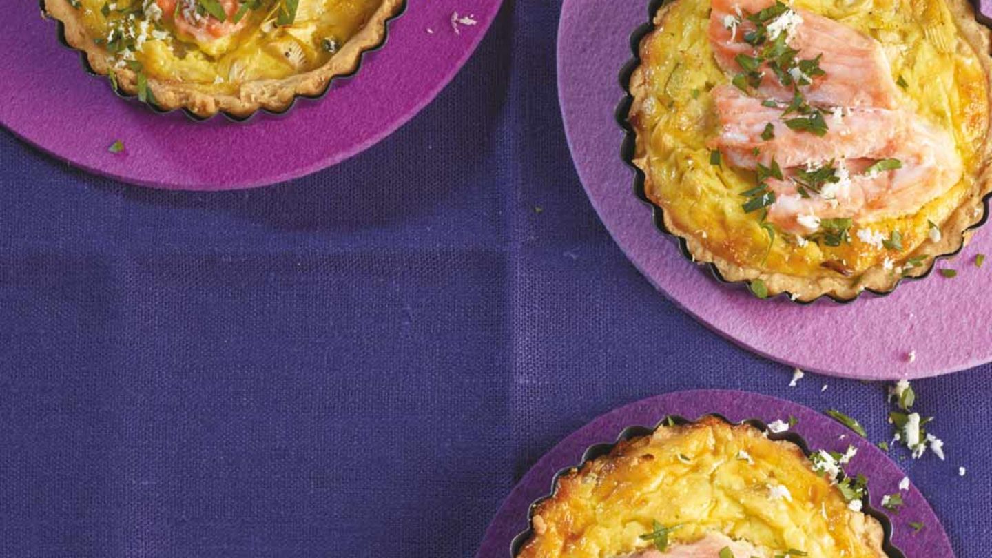 Lachs-Lauch-Quiche Rezept