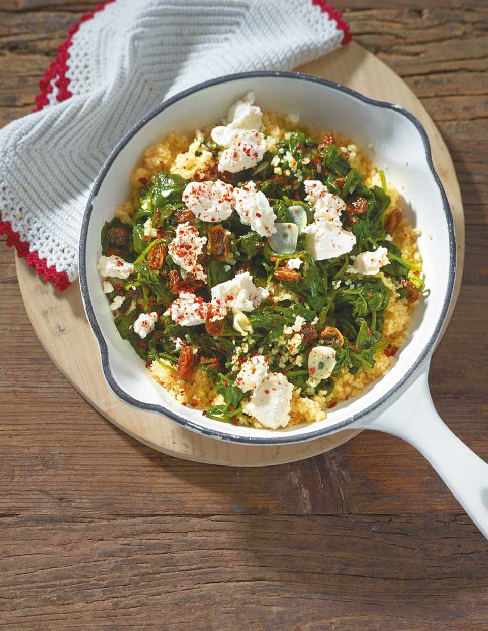 Spinat-Bulgur-Gemüse Spinat-Bulgur-Gemüse