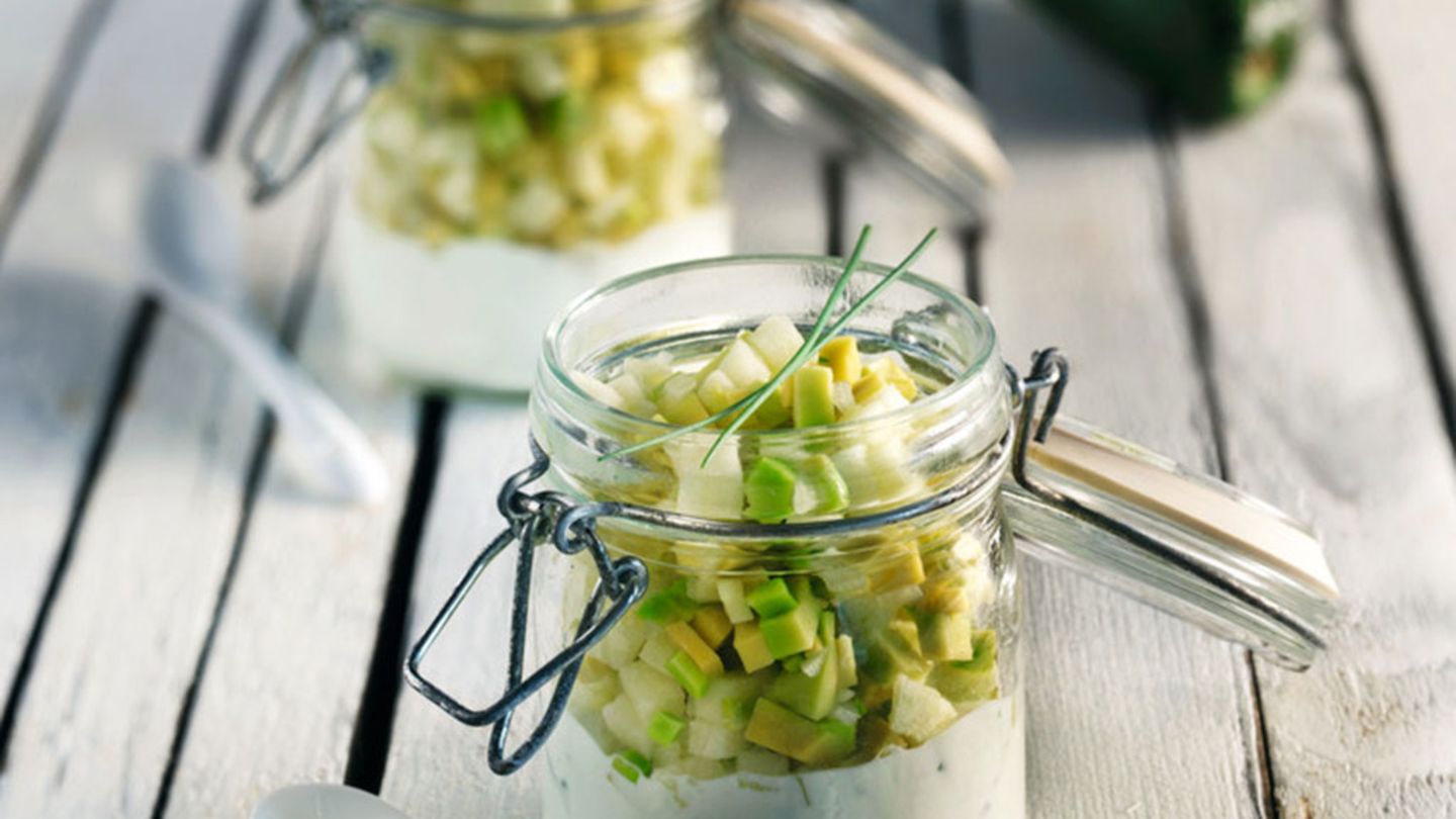 Tartar aus Avocado und Äpfeln Rezept