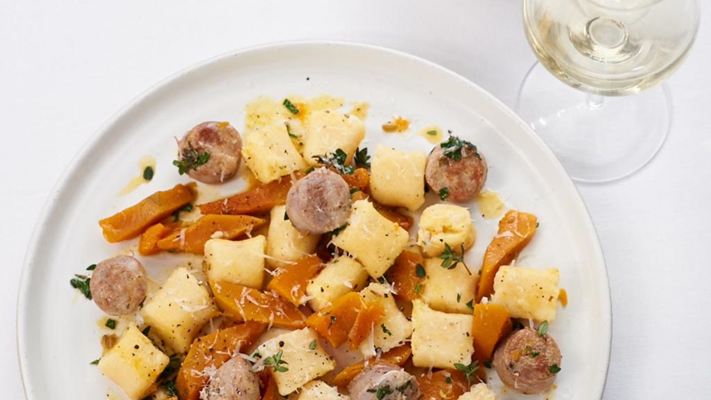 Gnocchi mit Kürbis und Salsiccia Rezept