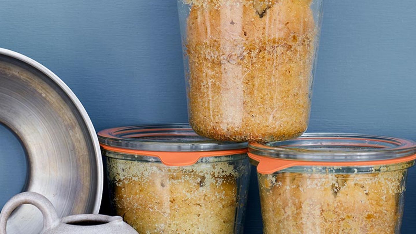Eierlikörkuchen im Glas Rezept