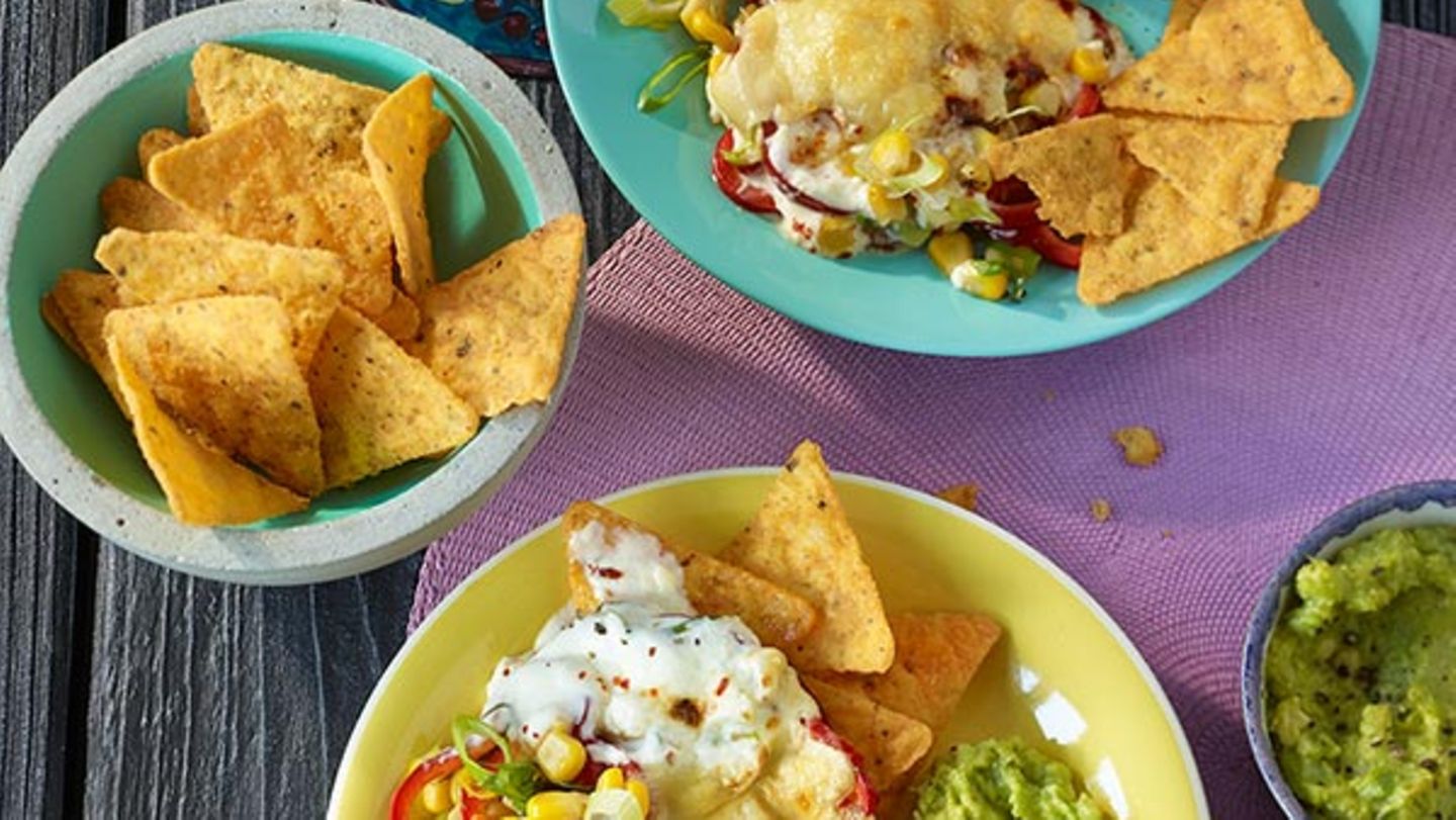 Medaillons mit Tex-Mex-Gemüse und Avocadocreme Rezept