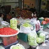 Der Blumen- und Gemüsemarkt "Pak Klong Talad"