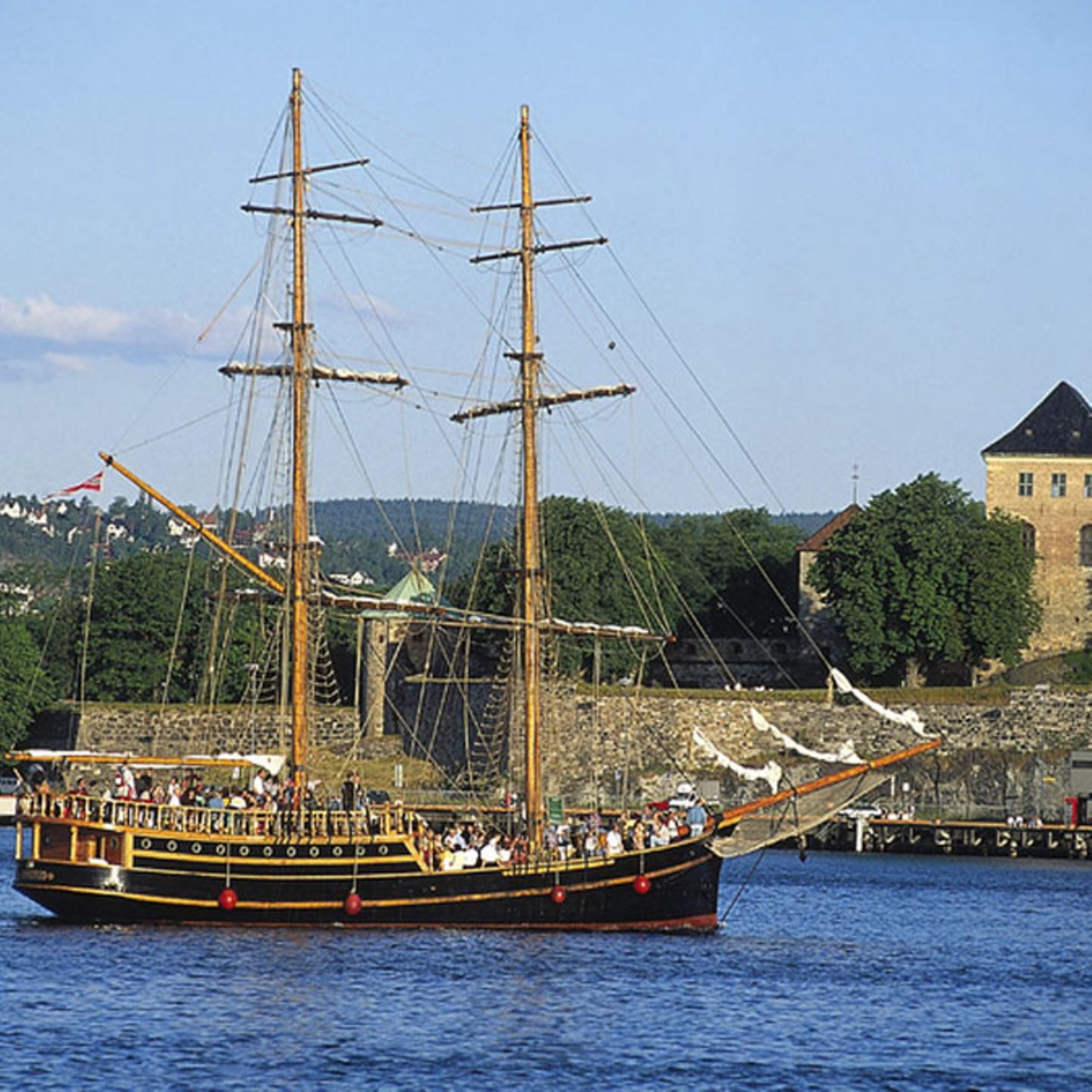 Oslo mit dem Segelschiff