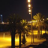 Barceloneta bei Nacht