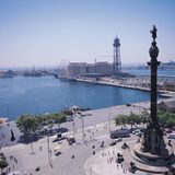 Kolumbus-Säule und Port Vell