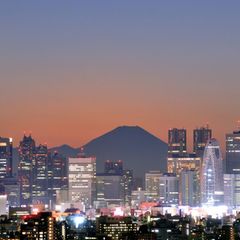 Tokio mit Fuji