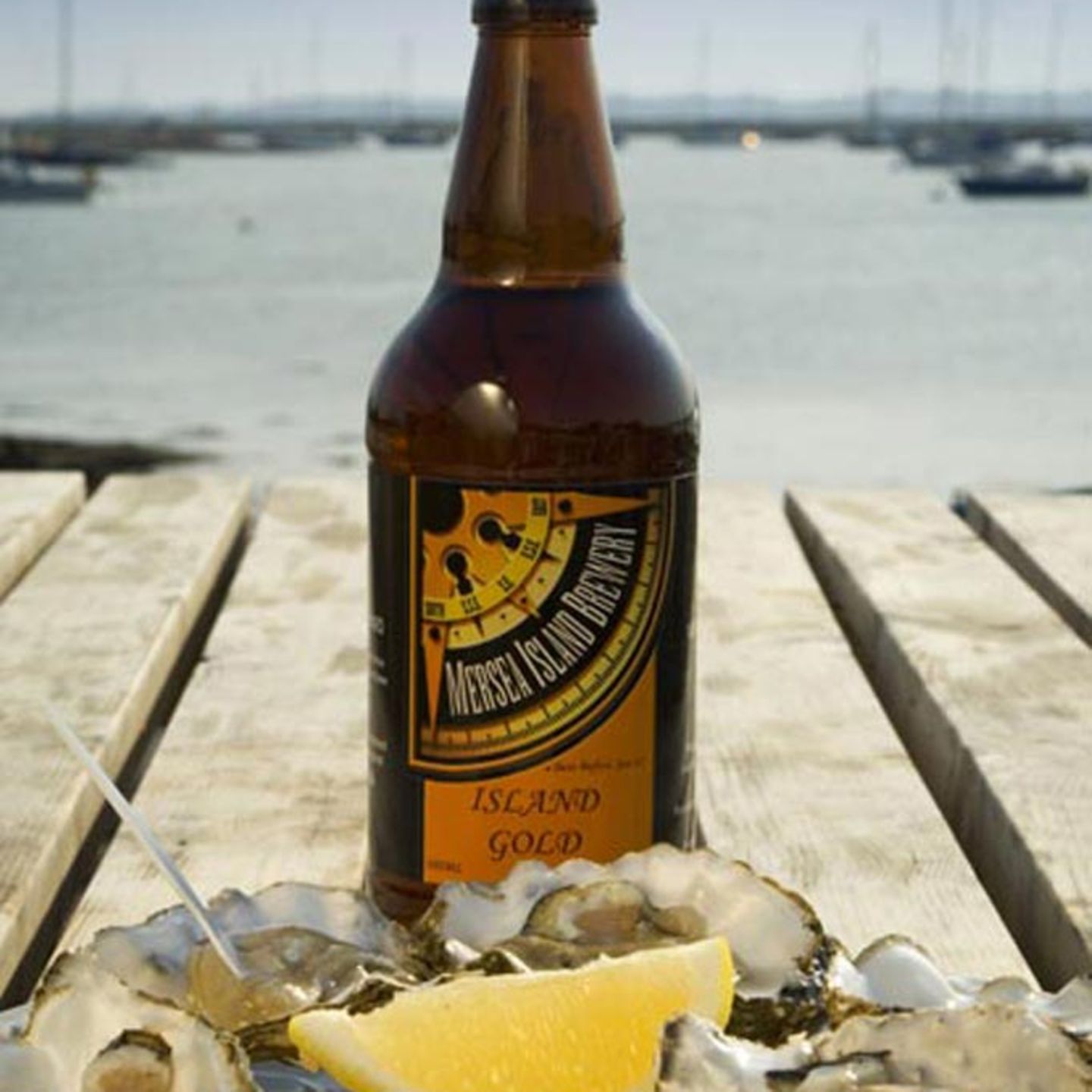 Austern und Bier auf Mersea Island