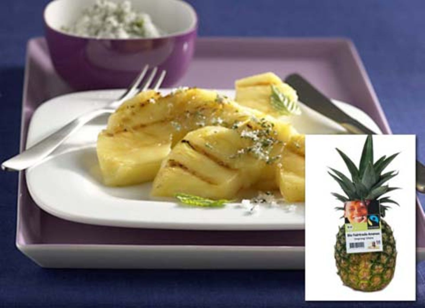 Gegrillte Ananas - [ESSEN UND TRINKEN]