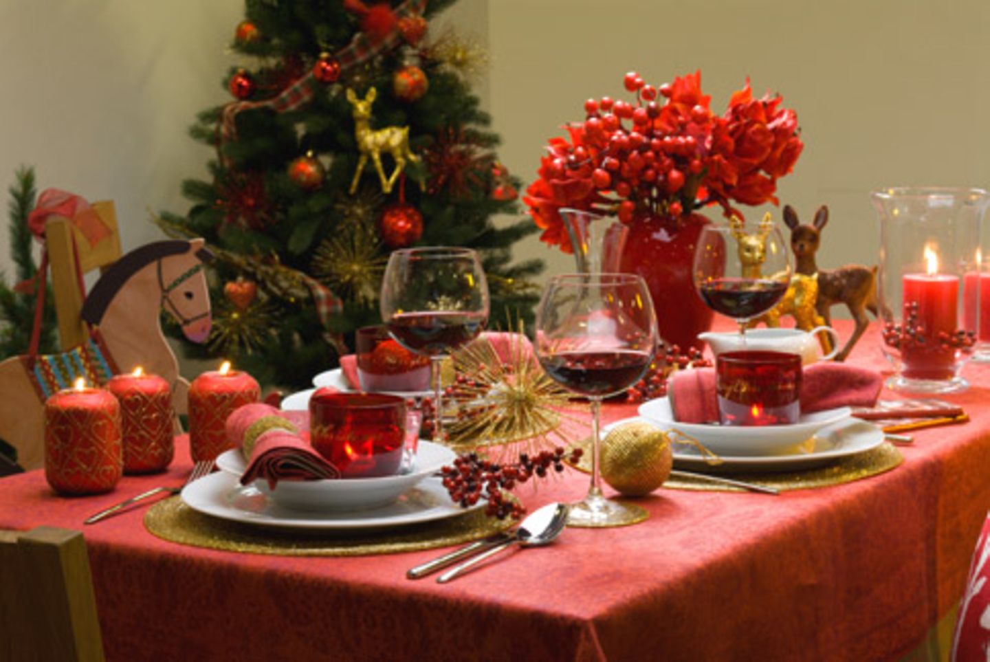 Weihnachtliche Deko Und Tischdeko Essen Und Trinken