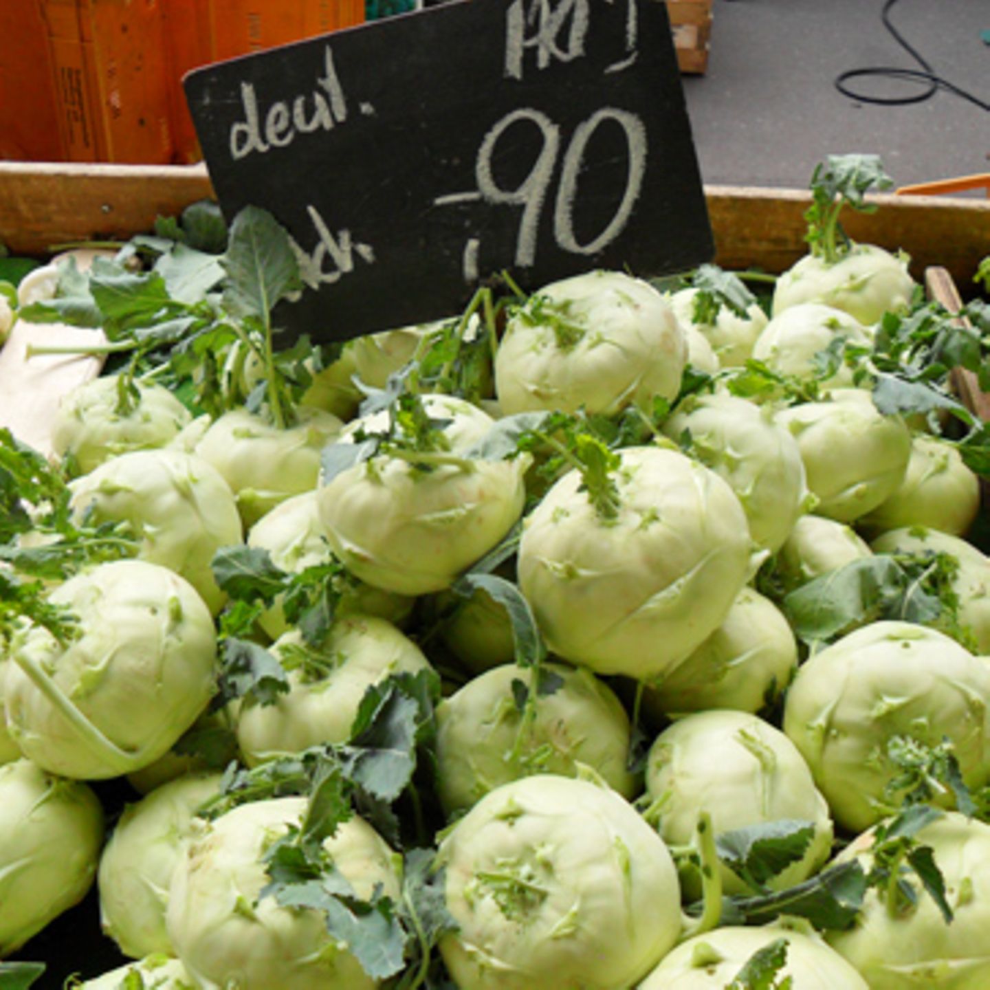 Knackiger Kohlrabi