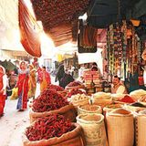 Gewürzmarkt Nawalgarh, Indien