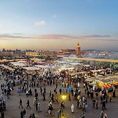 Djemaa El Fna in Marrakesch, Marokko