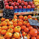 Obst- und Gemüsestand in Italien